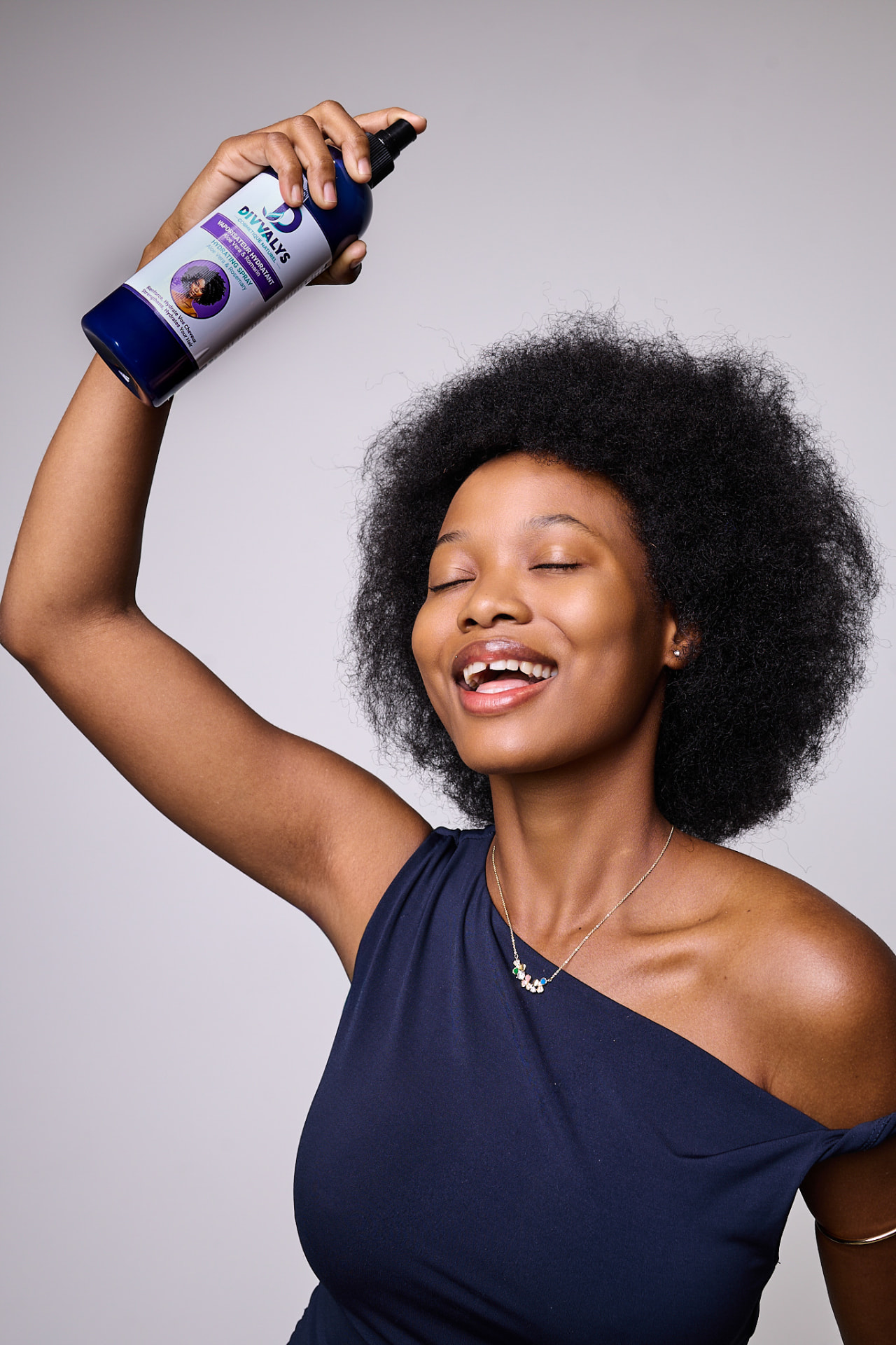 Divvalys hair care campaign portrait